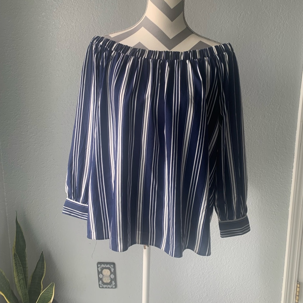 Off the shoulders top.